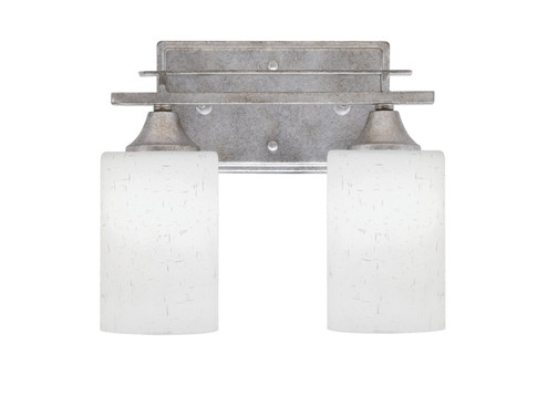 Uptowne Two Light Bath Bar in Aged Silver (200|132-AS-310)