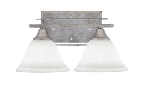Uptowne Two Light Bath Bar in Aged Silver (200|132-AS-311)