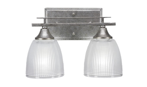 Uptowne Two Light Bath Bar in Aged Silver (200|132-AS-500)