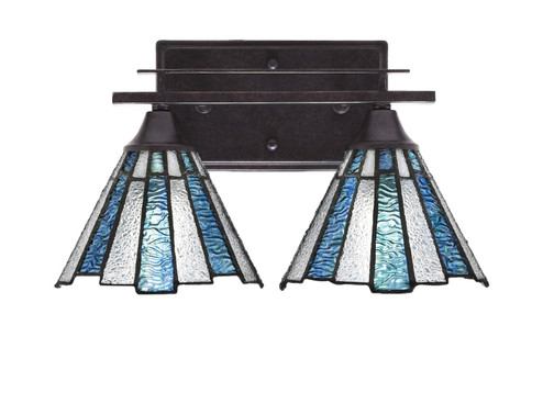 Uptowne Two Light Bath Bar in Dark Granite (200|132-DG-9325)