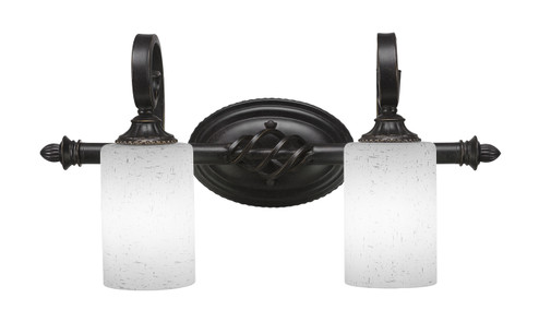 Eleganté Two Light Bathroom Lighting in Dark Granite (200|162-DG-310)