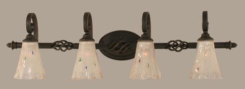 Elegant Four Light Bath Bar in Dark Granite (200|164-DG-721)