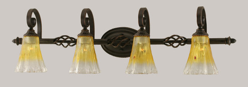 Elegant Four Light Bath Bar in Dark Granite (200|164-DG-724)