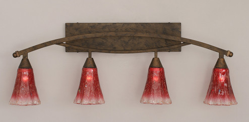 Bow Four Light Bath Bar in Bronze (200|174-BRZ-726)