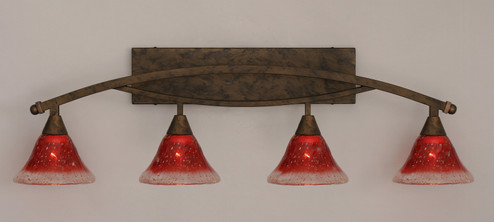 Bow Four Light Bath Bar in Bronze (200|174-BRZ-756)