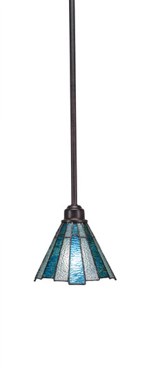 Blacksmith One Light Mini Pendant in Painted Wood-Look Metal & Dark Granite (200|1761-9325)
