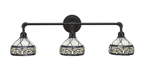 Vintage Three Light Bath Bar in Dark Granite (200|183-DG-9485)