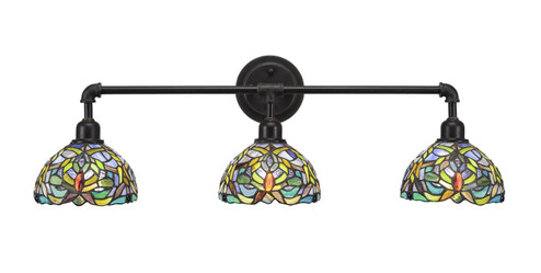 Vintage Three Light Bath Bar in Dark Granite (200|183-DG-9905)