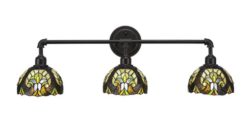 Vintage Three Light Bath Bar in Dark Granite (200|183-DG-9945)