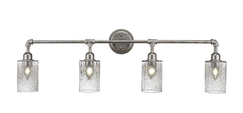 Vintage Four Light Bath Bar in Aged Silver (200|184-AS-310)