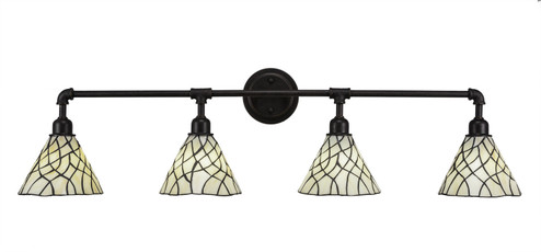 Vintage Four Light Bath Bar in Dark Granite (200|184-DG-9115)