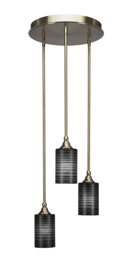 Empire Three Light Mini Pendant in New Age Brass (200|2143-NAB-4069)