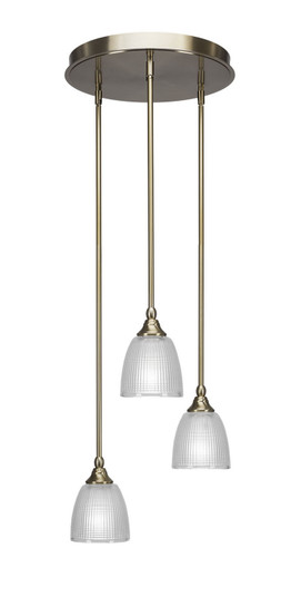 Empire Three Light Cluster Pendalier in New Age Brass (200|2143-NAB-500)