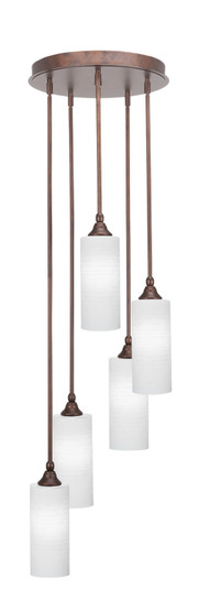 Empire Five Light Pendalier in Bronze (200|2145-BRZ-4091)