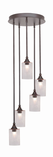 Empire Five Light Pendalier in Dark Granite (200|2145-DG-300) Empire Five Light Pendalier in Dark Granite (200|2145-DG-300)