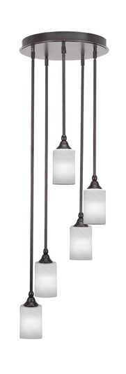 Empire Five Light Pendalier in Espresso (200|2145-ES-3001)