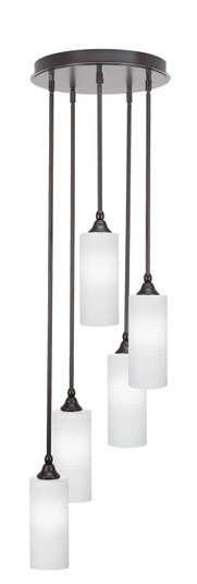 Empire Five Light Pendalier in Espresso (200|2145-ES-4091)