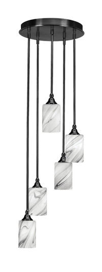 Empire Five Light Pendalier in Matte Black (200|2145-MB-3009)