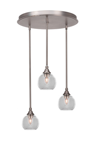 Empire Three Light Pendalier in Brushed Nickel (200|2183-BN-4100)