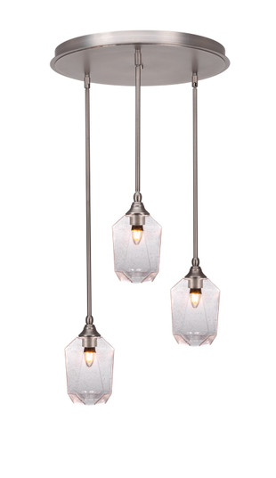 Empire Three Light Pendalier in Brushed Nickel (200|2183-BN-4460)