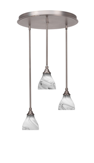 Empire Three Light Pendalier in Brushed Nickel (200|2183-BN-4769)