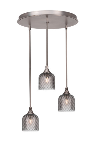 Empire Three Light Pendalier in Brushed Nickel (200|2183-BN-4912)