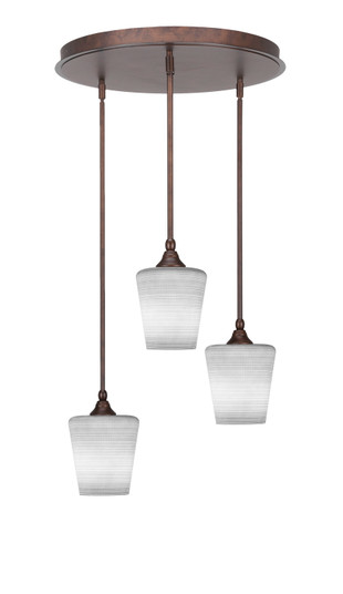 Empire Three Light Pendalier in Bronze (200|2183-BRZ-4031)