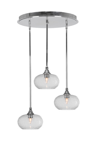 Empire Three Light Pendalier in Chrome (200|2183-CH-204)