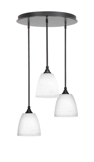 Empire Three Light Pendalier in Espresso (200|2183-ES-4071)