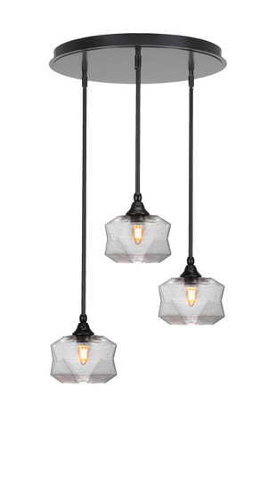 Empire Three Light Pendalier in Matte Black (200|2183-MB-4490)