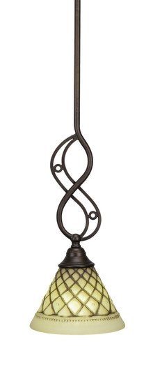 Jazz One Light Mini Pendant in Bronze (200|232-BRZ-7185)