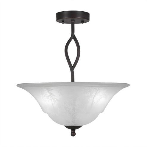 Revo Three Light Semi-Flush Mount in Dark Granite (200|242-DG-53615)
