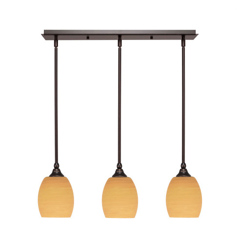 Any Three Light Multi Light Mini Pendant in Dark Granite (200|25-DG-625)