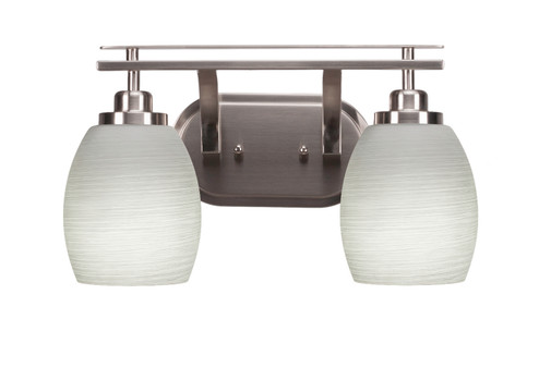 Odyssey Two Light Bath Bar in Brushed Nickel (200|2612-BN-615)