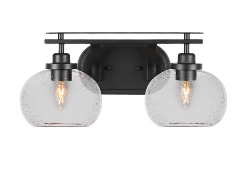 Odyssey Two Light Bath Bar in Matte Black (200|2612-MB-202)