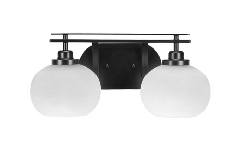 Odyssey Two Light Bathroom Lighting in Matte Black (200|2612-MB-212)