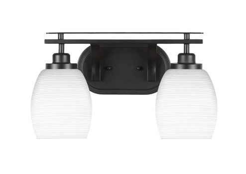 Odyssey Two Light Bath Bar in Matte Black (200|2612-MB-4021)