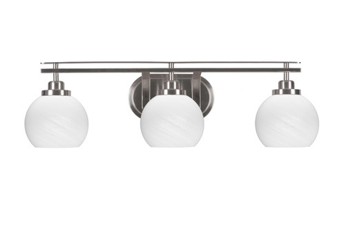 Odyssey Three Light Bath Bar in Brushed Nickel (200|2613-BN-4101)