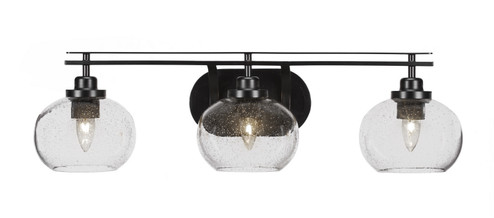 Odyssey Three Light Bath Bar in Matte Black (200|2613-MB-202)