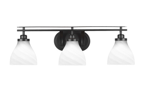 Odyssey Three Light Bath Bar in Matte Black (200|2613-MB-4761)