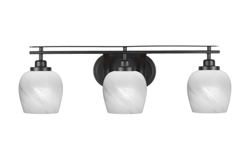 Odyssey Three Light Bath Bar in Matte Black (200|2613-MB-4811)