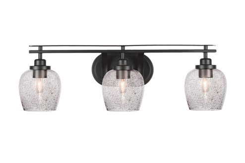 Odyssey Three Light Bath Bar in Matte Black (200|2613-MB-4812)