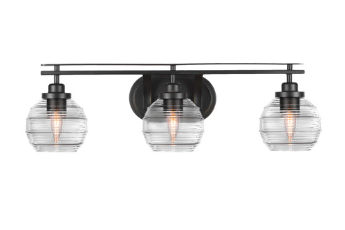 Odyssey Three Light Bath Bar in Matte Black (200|2613-MB-5110)