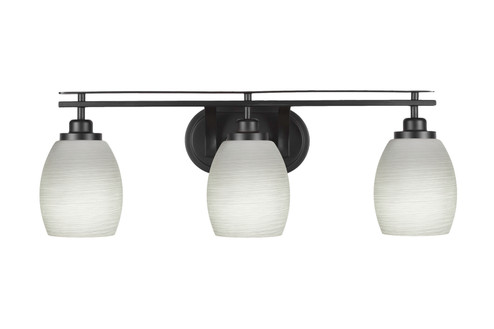 Odyssey Three Light Bath Bar in Matte Black (200|2613-MB-615)