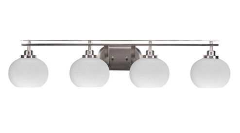 Odyssey Four Light Bath Bar in Brushed Nickel (200|2614-BN-212)
