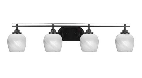 Odyssey Four Light Bath Bar in Matte Black (200|2614-MB-4811)