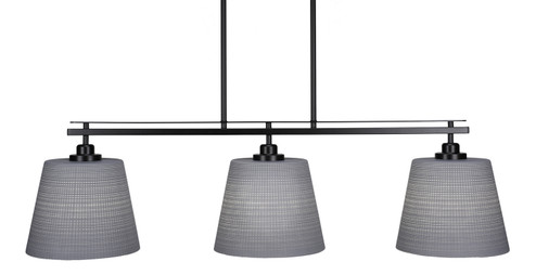Odyssey Three Light Island Pendant in Matte Black (200|2636-MB-4082)
