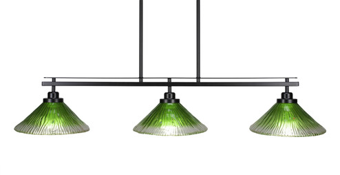 Odyssey Three Light Island Pendant in Matte Black (200|2636-MB-437)