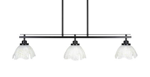 Odyssey Three Light Island Pendant in Matte Black (200|2636-MB-755)