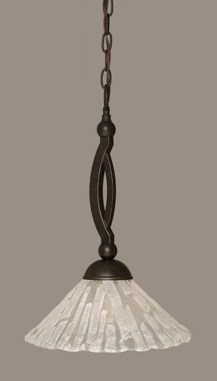 Bow One Light Pendant in Dark Granite (200|271-DG-709)